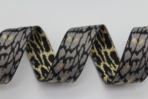 Ruban <span class=keywords><strong>jacquard</strong></span> traditionnel pour l'artisanat et les cadeaux, sangle en polyester écologique et durable, épaisseur 1,6 mm, tissu décoratif - Product Image 4
