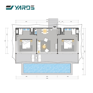 Customized High-quality 1050g PVDF Waterproof Fabric Hotel <strong>Tent</strong> Prefab Steel Houses Family Hotel Lodge <strong>Tent</strong> With Bathroom - Product Image 3