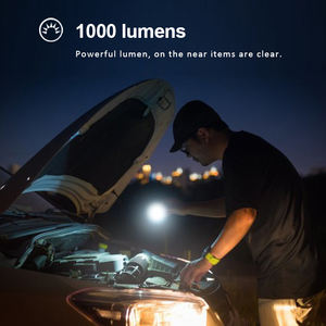 مصباح يدوي LED قوي بقوة 10 واط <span class=keywords><strong>XML</strong></span> <span class=keywords><strong>T6</strong></span> مع بطارية ليثيوم أيون 18650 قابلة للشحن، مصنوع من سبائك الألومنيوم، مقاوم للماء IPX4، 1000 شمعة، متوفر بالجملة من المصنع مع إمكانية طباعة شعار مخصص - Product Image 3