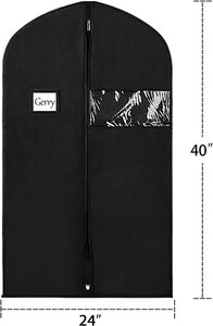 Sacs de protection de vêtements suspendus bon marché organisateur de placard manteau costume disponible housses de vêtements anti-poussière personnalisées <span class=keywords><strong>housse</strong></span> anti-poussière pour vêtements - Product Image 2