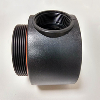 Distributeur d'eau à double sortie 2,5 pouces 4 pouces compatible avec réservoir FRP pour équipement de purification d'eau avec filtre à sable et charbon