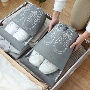 Travel Shoes Shoe Bag Waterproof Storage Bag Travel Shoes Waterproof Portable Multifunctional Non-woven Shoe Bag Travel Storage Bag