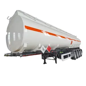 Caminhão tanque diesel de alta qualidade para transporte de combustível, gasolina, tanque de gás, 40000-55000 litros, semi-reboque de óleo