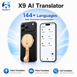 Dispositif de traduction intelligent X9 AI Mini, 146 langues, voix, photo, hors <span class=keywords><strong>ligne</strong></span>, <span class=keywords><strong>en</strong></span> <span class=keywords><strong>ligne</strong></span>, portable, écran TFT, charge magnétique, pour les affaires - Product Image 2
