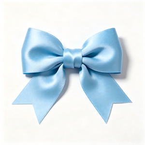 Cinta de Lazo Geométrica Pre-atada de Poliéster/Algodón Azul Claro con Estampado de Lámina Dorada, Certificada OEKO-TEX, en Varios Tamaños - Product Image 3