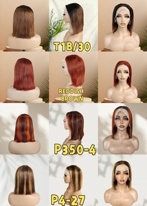 Haute qualité 13*4 dentelle avant courte Bob perruque vietnamien HD dentelle Bob frontal Transparent sans colle haute définition pleine dentelle <span class=keywords><strong>Wiggins</strong></span> - Product Image 5