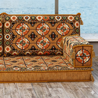Ensemble de canapés modulaires arabes personnalisables, style turc, gain de place, pour balcon, patio, chambre d'amis