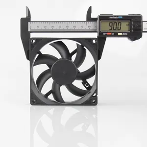 Small Size High Static Air Pressure Ball Bearing 36V DC Brushless Axial Cooling Fan 90x90x20mm 3100RPM Plastic FREE Standing