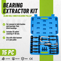 Kit extracteur de roulements interne à trou aveugle 16 pièces 8-58mm avec marteau à inertie et outil d'extraction de roulement pilote à pince dilatante