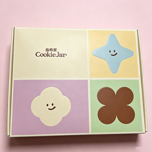 Ensemble <span class=keywords><strong>de</strong></span> boîtes et <span class=keywords><strong>de</strong></span> pots à biscuits style macaron avec sac fourre-tout - Pour anniversaires et fêtes - Product Image 3