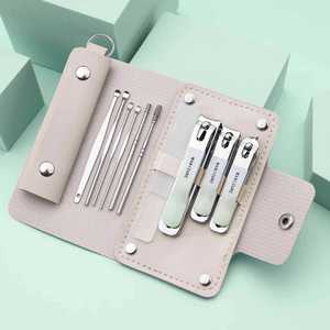 Kit de manucure et pédicure en acier carbone, coupe-ongles portable pour adultes - Product Image 1