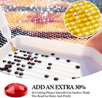 Kits de peinture au diamant pour adultes - Ensemble complet de peinture au diamant pour de magnifiques décorations murales et décorations intérieures
