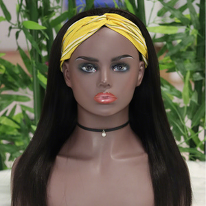 Perruque Bandeau en Soie Glacée Cheveux Remy Couleur Naturelle Longueur Moyenne à Longue, Peut Être Permanente et Teinte, Densité 150%, Pour Usage Quotidien Féminin - Product Image 1