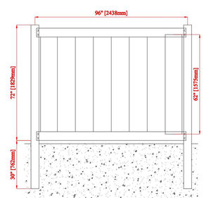 Cheap 6x8ft PVC Vinyl Security <b>Fence</b> Panels with 3D Modeling Service for Yard and Safety Fencing - Product Image 6