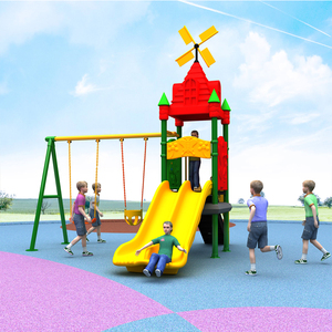 Maison aire de jeux maison marché centre enfant enfants fitness jeunesse Trapeze Bars Seesaws slide rope - Product Image 2