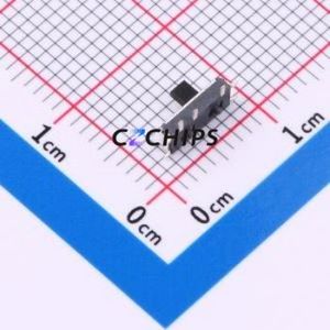 HX MSS12C02-HB2.0 Slide Switch SMD-3P,6.7x2.8mm Switch Single Pole Double Throw Rectangle Pin Header SMD Tab 6.65mm - Product Image 2