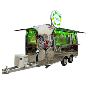 2025 Fabricant chinois Remorques alimentaires en acier inoxydable Fourgonnette alimentaire entièrement équipée Camion alimentaire mobile Cuisine Pizza Foodtruck Remorque - Product Image 2