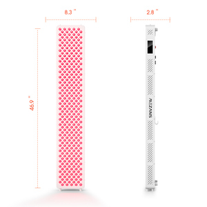 แผงไฟสีแดง 900W ครอบคลุมทั่วร่างกาย 660nm 850nm อุปกรณ์บำบัดด้วยแสงอินฟราเรดใกล้เคียง สำหรับใช้ในบ้าน ฟิตเนส สปาเพื่อสุขภาพ และความงาม - Product Image 4