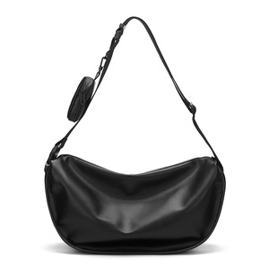 Sac à bandoulière grande capacité unisexe de luxe, sacs à main de type dumpling de marques célèbres, logo personnalisé - Product Image 3