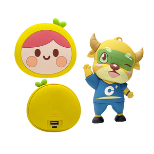 Promotional Gift Cartoon Shape 2600mAh Power Bank Design Your Idea Customized Fun Style Shape Custom Mini Power Bank
