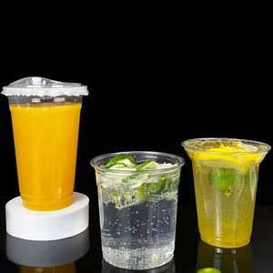 Vasos de Plástico Desechables de 98 mm con Tapas, Capacidad de 360 ml, Disponibles en 2026, para Vodka, Bebidas Frías, Café, Batidos, Té de Burbujas, Jugos - Product Image 4