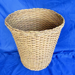 Vietnam-Made European Style Seagrass <b>Bamboo</b> Rattan Laundry Baskets with Pattern Painted Lid Business Gift <b>Bamboo</b> Crafts - Product Image 1