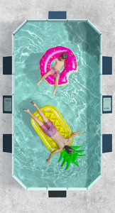 Piscine pliable en PVC épais et résistant à l'usure, piscine pliable d'extérieur, piscine pour enfants, piscine domestique - Product Image 2