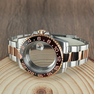 นาฬิกาหรูสไตล์ GMT 200M กันน้ำเคสแซฟไฟร์กระจกสำหรับนาฬิกา Seiko NH35/34/36/38 8215 ETA2824การเคลื่อนไหวสแตนเลสสตีล - Product Image 2
