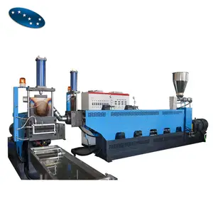 plastic granulator recycling double stage pelletizing machine line for pp pe