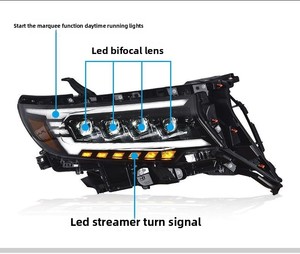 Upgrade 4 Lens Hot Sale Waterproof <b>Led</b> Headlight Bulb Car Headlight <b>Led</b> <b>Projector</b> for Toyota Prado 2018-2023 - Product Image 6