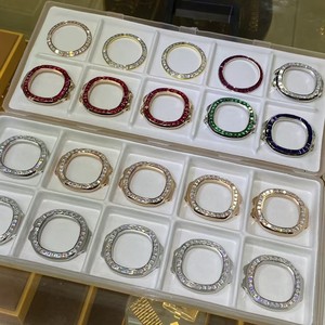 Bán Buôn Tùy Chỉnh Người Đàn Ông Sang Trọng Của Cho Rolex Đồng Hồ Đeo Tay 40Mm Thép Không Gỉ Bezel Màu Xanh Đá Quý Của Ruby Kim Cương Tùy Chỉnh Tùy Chọn - Product Image 5