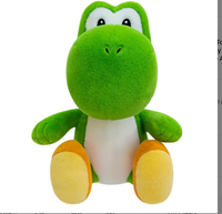Peluche Dinosaure Vert Mignon de Dessin Animé, Coussin et Jouet en Peluche, Vente en Gros pour Machine à Pinces et Distributeur de Monnaie, Saint-Valentin