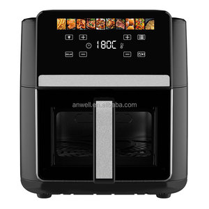 หม้อทอดไร้น้ำมัน ANWELL ความจุ 9 ลิตร พร้อมหน้าจอแสดงผล ฟังก์ชั่นตั้งเวลาล่วงหน้า แสดงกระบวนการทอดแบบเต็มรูปแบบ เหมาะสำหรับครอบครัวขนาดใหญ่ ใช้งานได้ทุกวัน - Product Image 2