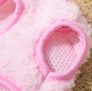 เสื้อกั๊กผ้ากำมะหยี่สีชมพูเนื้อหนาให้ความอบอุ่นสำหรับสุนัข<span class=keywords><strong>อายุ</strong></span><span class=keywords><strong>2</strong></span><span class=keywords><strong>เดือน</strong></span>สำหรับฤดูใบไม้ผลิฤดูใบไม้ร่วง - Product Image 6