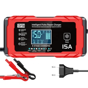 Cargador Eléctrico de 12V15A, Cargador de Batería de Litio para Motocicletas y Automóviles - Product Image 2