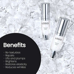 Etiqueta privada 30ML <span class=keywords><strong>Re</strong></span>-texturiza Reparaciones Levanta y Plumps con ácido hialurónico Reparación avanzada Suero de caviar negro para toda la piel - Product Image 4