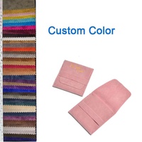Pochette de rangement en gros personnalisée avec logo pour bijoux, bagues et boucles d'oreilles, avec sangle intégrée