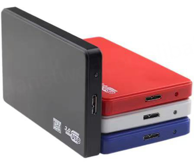 Bajeal Good Quality Portable 2.5 Inch USB3.0 SATA External HDD Case with Plastic Material High-Speed Network Storage