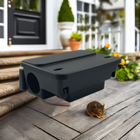 Piège à rongeurs en plastique réutilisable à capture multiple, cage de contrôle des nuisibles à état solide pour les souris et les rats, pour une utilisation à la ferme et comme station d'appât