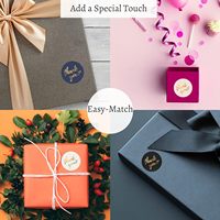 Vente Flash : Étiquette Adhésive Personnalisée en Vinyle Imperméable avec Logo Imprimé, Modèle Jamey 3 Couches, Emballage Jamey, Autocollant de Remerciement Auto-Adhésif