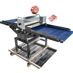Découpeuse automatique électrique industrielle de viande de trancheuse de bande de dés de poisson de porc de boeuf - Product Image 2