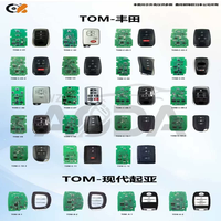 Llaves Inteligentes Universales CK-TOM para Automóviles Toyota, Lexus, Subaru, Hyundai, Kia, Chip 4D 8A