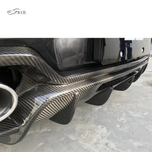 Fibre de carbone et matériau FRP GT GTS Pare-chocs avant Lèvre arrière Diffuseur PD Style GTR Aile arrière GT GTS Spoiler GT50 GT53 <span class=keywords><strong>G63S</strong></span> - Product Image 6