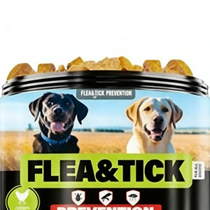 Golosinas Masticables Suaves para <span class=keywords><strong>Perros</strong></span> y Gatos contra Pulgas y Garrapatas, Fórmula Suave No Tóxica, Refuerzo Inmunológico, OEM/ODM - Product Image 1