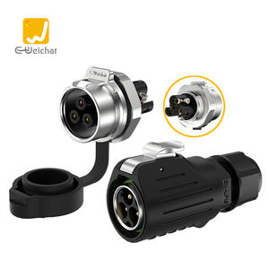 ขั้วต่อกันน้ำแบบกด-ดึง EW-LP16 ขั้วต่อตัวเมียแบบติดแผง ขั้วต่อตัวผู้-ตัวเมีย ปลั๊กขั้วต่อไฟฟ้า 2/3 ขา - Product Image 6