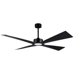 64 inch plastic blade high airflow black dimmable LED <b>ceiling</b> fan with LED <b>lights</b> - Product Image 1