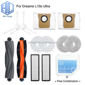 Para <span class=keywords><strong>Xiaomi</strong></span> <span class=keywords><strong>Dreame</strong></span> <span class=keywords><strong>L10S</strong></span> Ultra D10 W10, repuestos para aspiradora de hogar inteligente, filtro Hepa Manual/eléctrico, mopa, trapo, accesorio de cepillo lateral principal - Product Image 2