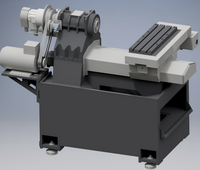 Tour CNC à banc incliné horizontal ZC100, nouveau modèle, à broche unique, haute précision, automatique, 2 axes, alésage de broche 190 mm, 1200 tr/min