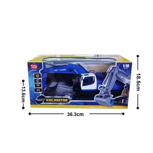 Excavatrice télécommandée HUINA 13550 1:24 à 9 canaux en alliage, jouet pour enfants, véhicule d'ingénierie avec portée de 25 m - Product Image 6
