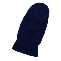 Pasamontañas Unisex de Venta Caliente, Estilo de Cobertura Completa, Gorro de Esquí con 3 Orificios, Gorro de Invierno al por Mayor, Gorro de Punto Acanalado Cortavientos, Gorro Cálido
